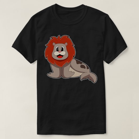 シールライオン Tシャツ (デザイン正面)