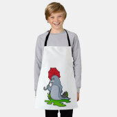 シールレイン傘 エプロン (着用した状態)