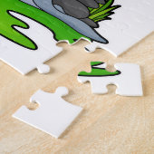 シールレイン傘 ジグソーパズル (側面)