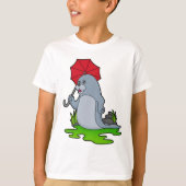 シールレイン傘 Tシャツ (正面)