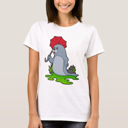 シールレイン傘 Tシャツ (正面)