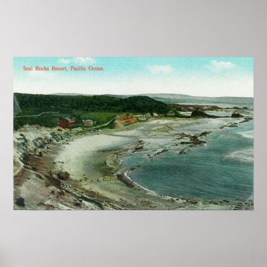 シールロックスリゾート&パシフィックの空中表示 ポスター (正面)