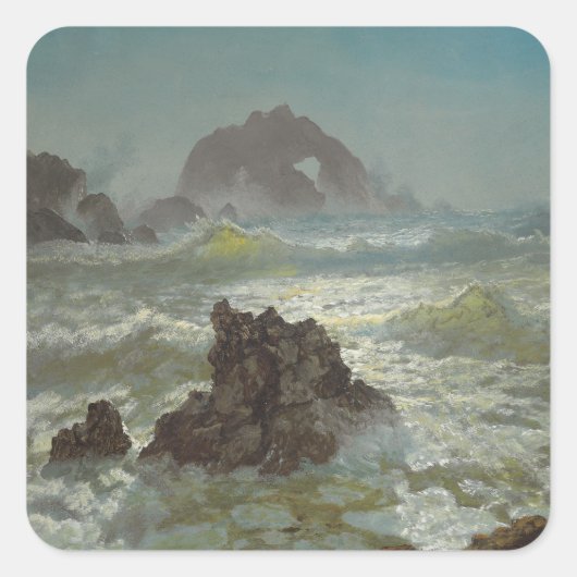 シールロック、カリフォルニア、c.1872 スクエアシール (正面)
