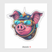 シール作り簡単で豚のステッカーを探索 シール (シート)