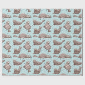 シール包装紙 ラッピングペーパー (フラット)