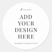 シール印刷カスタム1.5インチラウンド製品ラベル ラウンドシール (正面)