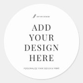 シール印刷カスタム3"丸製品ラベル ラウンドシール (正面)