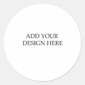 シール印刷 ラウンドシール (正面)