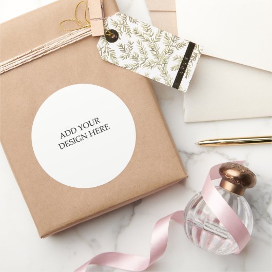 シール印刷 ラウンドシール (ギフト)