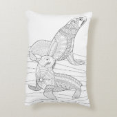 シール大人の着色枕 アクセントクッション (裏面(縦))