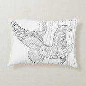 シール大人の着色枕 アクセントクッション (裏面)