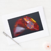 シール宝石長方形 長方形シール (封筒)