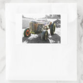 シール旧ヴィンテージトラクターファーム機械 長方形シール (バッグ)