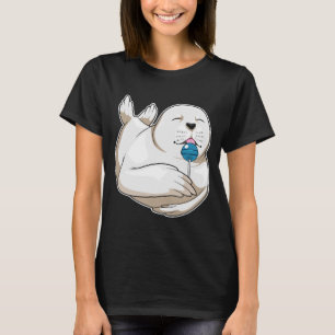 シール棒つきキャンデースイーツ Tシャツ