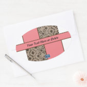 シール楕円（ピーチLED S.C.C.） RFPMDesigns ©️ 2023 楕円形シール (封筒)