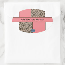 シール楕円（ピーチLED S.C.C.） RFPMDesigns ©️ 2023 楕円形シール