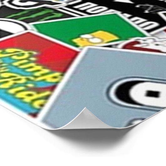 シール爆弾 ポスター (角)