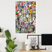 シール爆弾 ポスター (ホームオフィス)