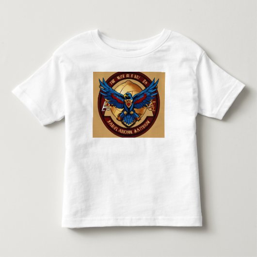 "シール爆撃スタイル" "パッチワークの性格" " トドラーTシャツ (正面)