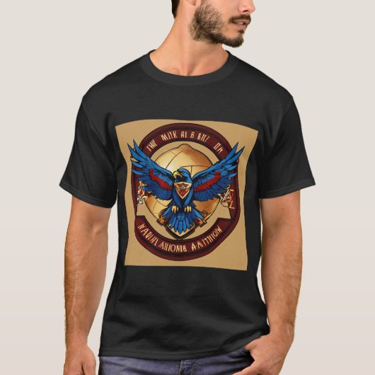 "シール爆撃スタイル" "パッチワークの性格" Tシャツ (正面)
