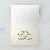 シール環境クリスマスカード カード (内部)