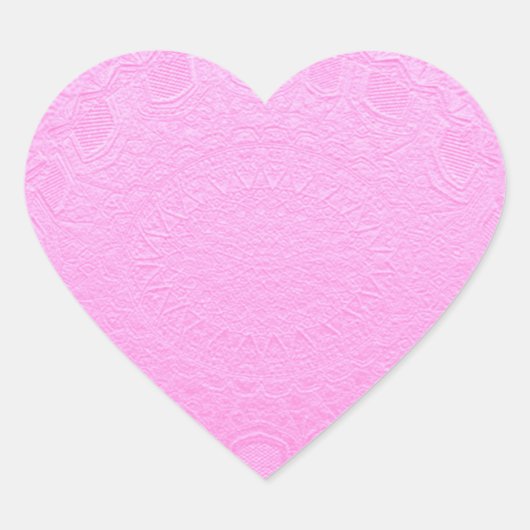 シール空白のハート ハートシール (正面)