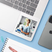 シール設計ナース日 シール (ノートパソコンとiPhone)