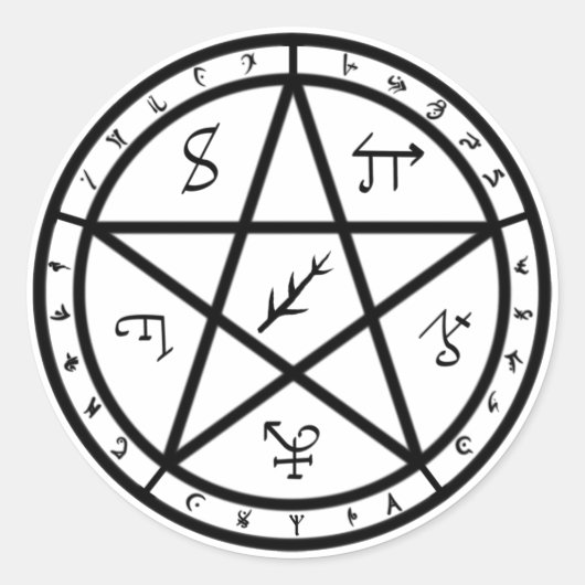 シール貼り付け – 黒(白) ラウンドシール (正面)