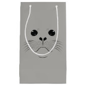 シール顔シルエット スモールペーパーバッグ (正面)