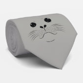 シール顔シルエット ネクタイ (ロール)