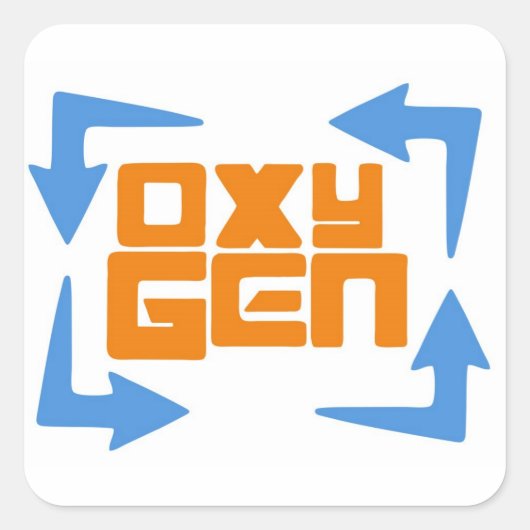 シール20枚 スクエアシール (正面)