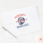 シール6枚 ラウンドシール (封筒)