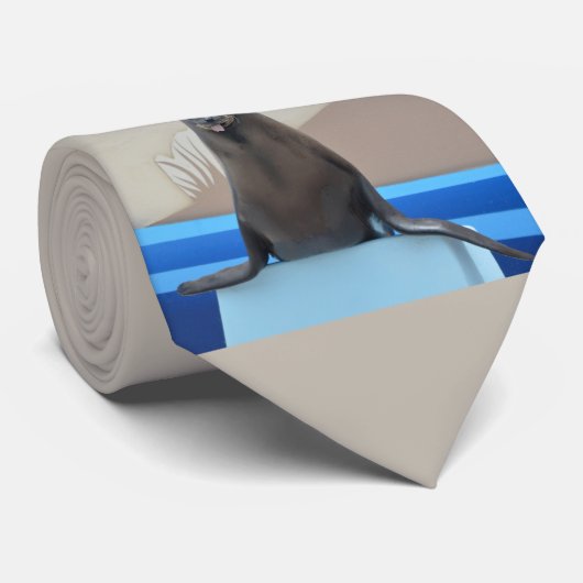 シール(カリフォルニアアシカ) ネクタイ (ロール)