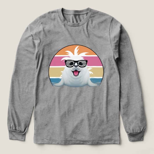 シール サングラス 楽しい トライブレンドＴシャツ (デザイン正面)