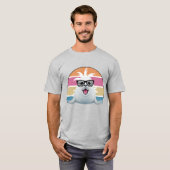 シール サングラス 楽しい Tシャツ (正面フル)