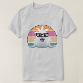 シール サングラス 楽しい Tシャツ
