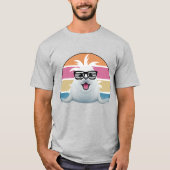シール サングラス 楽しい Tシャツ (正面)
