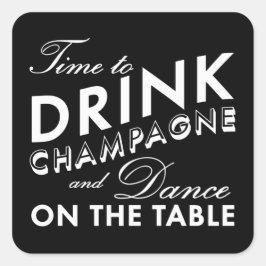 シール – シャンパンを飲む時間