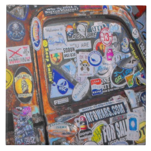 シール タイル (正面)