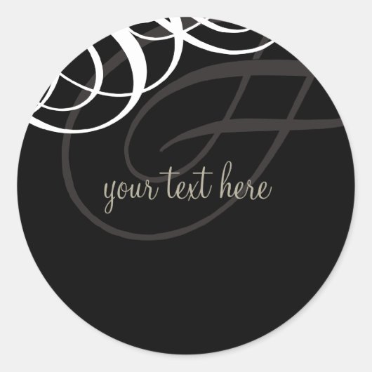 シール::デザイナーヴォーグ15 ラウンドシール (正面)