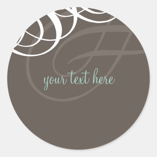 シール：：デザイナーヴォーグ4 ラウンドシール (正面)