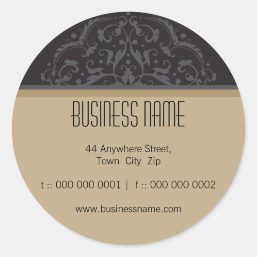 シール::マンダラ1 ラウンドシール (正面)