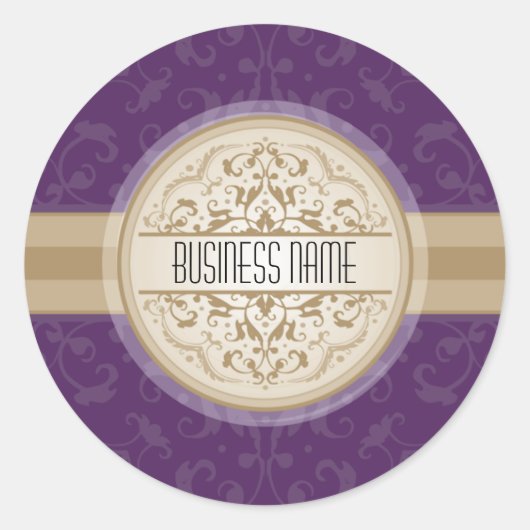 シール：：マンダラ3 ラウンドシール (正面)