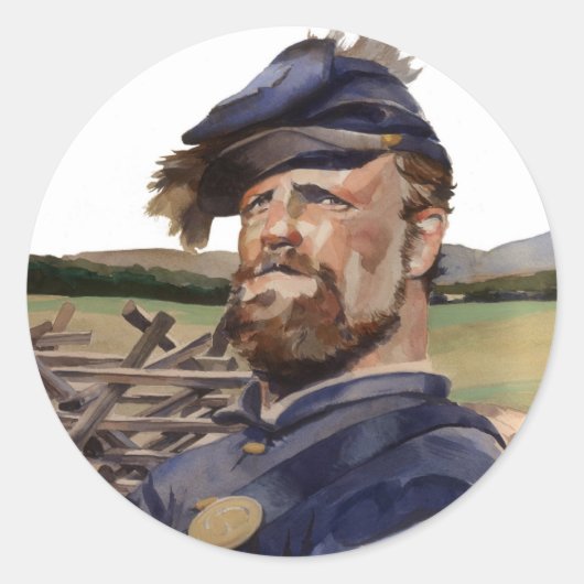 シール、南北戦争 ラウンドシール (正面)