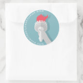 シール(封筒および複数用途用) ラウンドシール (バッグ)