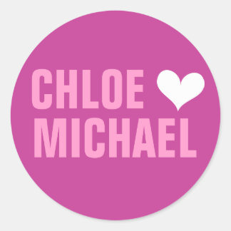 シール – 白いハート