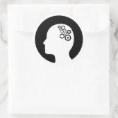 シール |脳で働くコグ (バッグ)