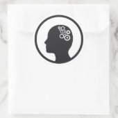 シール |脳で働くコグ (バッグ)