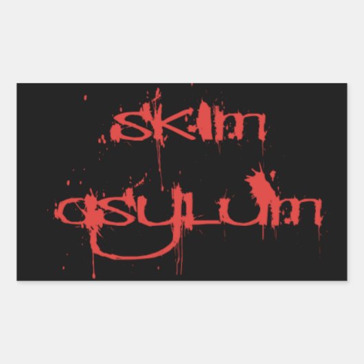 シール（長方形） 長方形シール (正面)