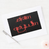 シール（長方形） 長方形シール (封筒)